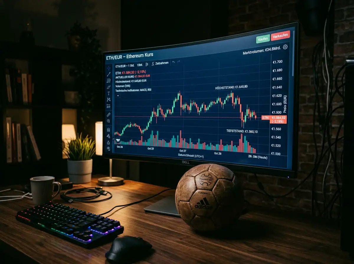 Ethereum-Kursrisiko bei Sportwetten – Volatilität verstehen